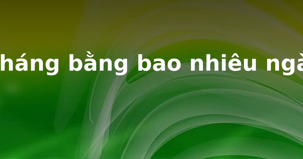 1 tháng bằng bao nhiêu ngày?